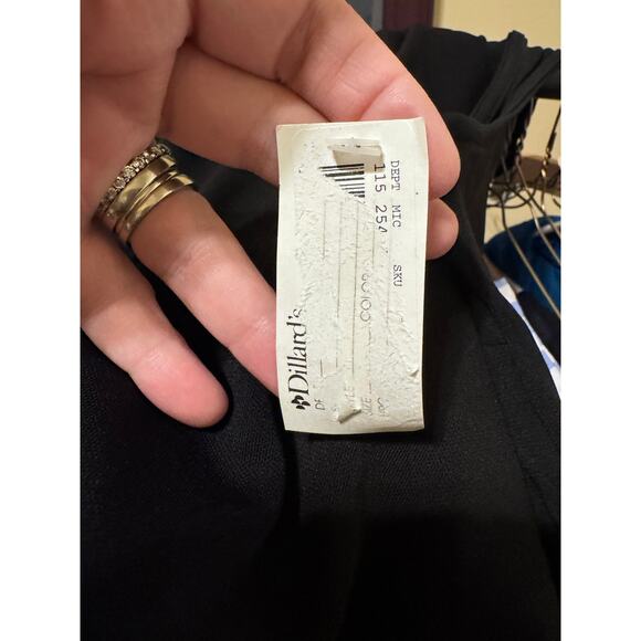 Elisabeth Petite By Liz Claiborne Black Tank Top Plus Size 3 (3X) - Picture 5 of 7